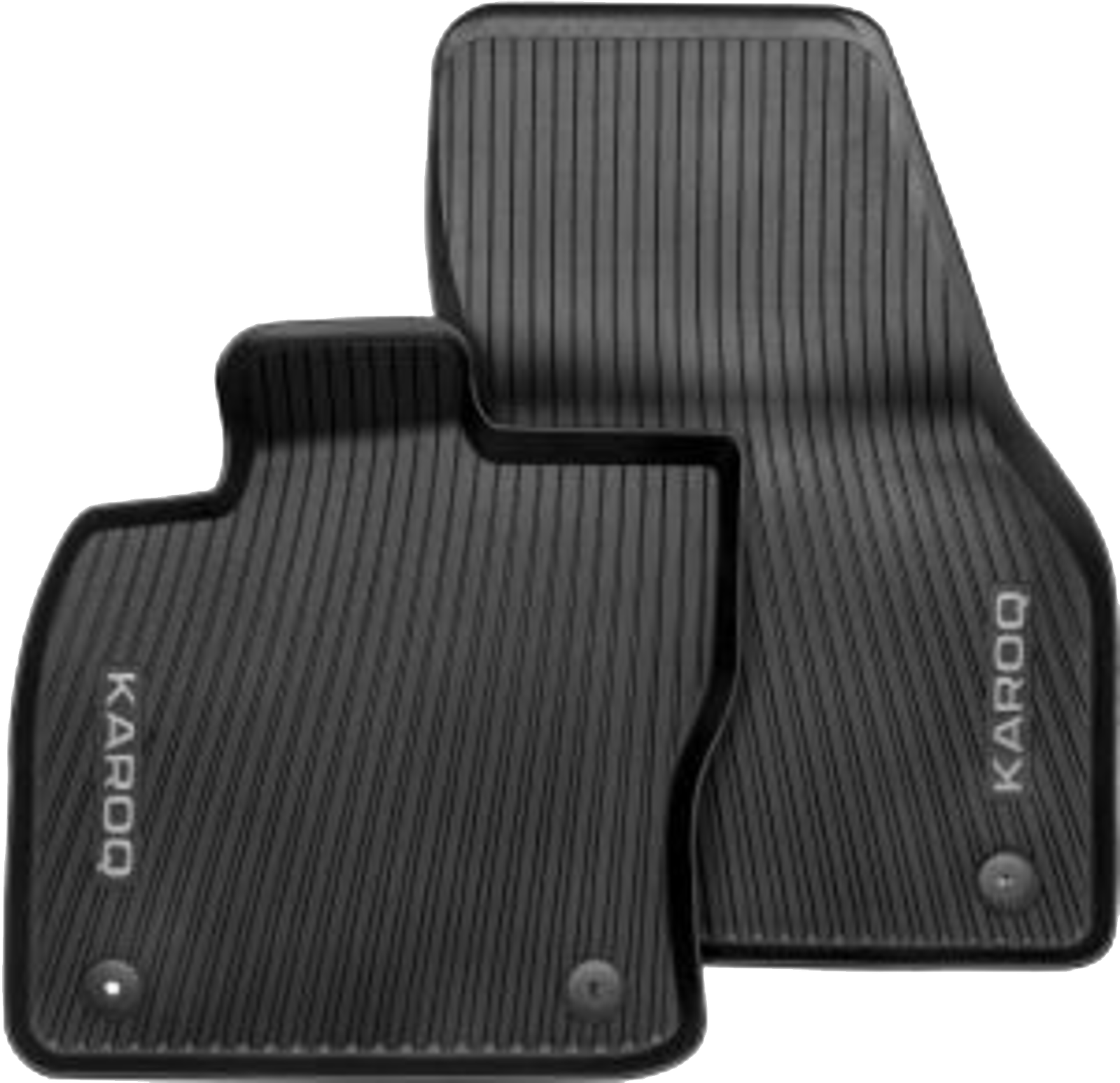Tapis toutes saisons à rebords, 4 pièces
